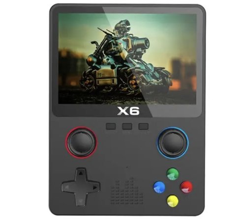 Портативна ігрова консоль X6, 3,5" IPS екран, 10000 вбудованих ігор