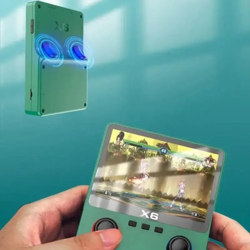 Портативна ігрова консоль X6, 3,5" IPS екран, 10000 вбудованих ігор