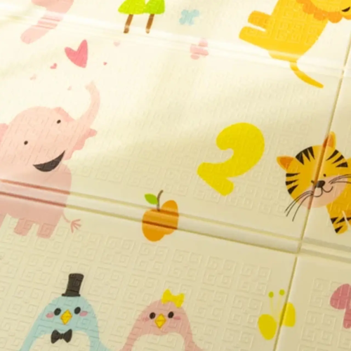 Дитячий складний термокилимок для гри й розвитку 150×180 см, Folding baby mat, ростомір