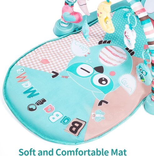 Музичний розвивальний килимок B250 для малюків — багатофункціональний дитячий ігровий килимок