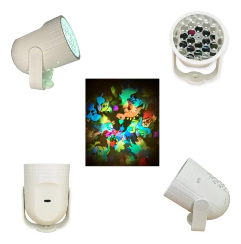 Дитячий світильник-проектор LY-1068 із милими тваринками, слайд-проектор для дітей