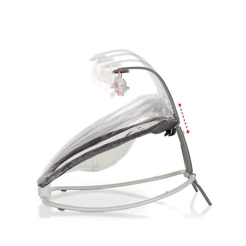 Шезлонг-гойдалка Mastela 6917 з мелодіями та підвісними іграшками для дітей