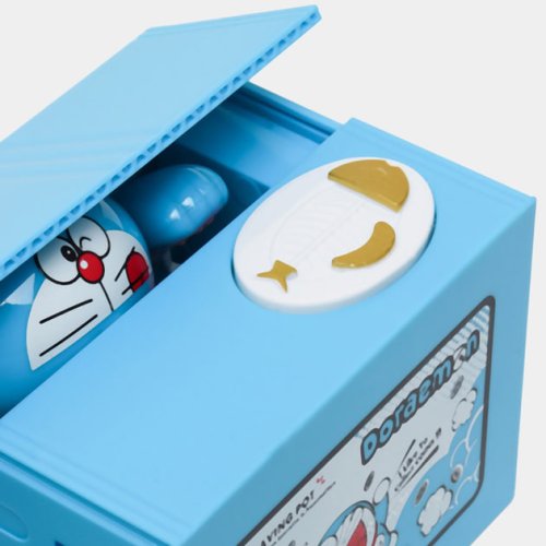 Інтерактивна дитяча скарбничка DORAEMON з автоприйомом монет, на батарейках