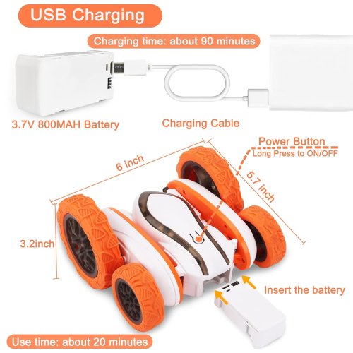 Машинка-перевертень на радіокеруванні Storms Extreme 360 Tumbling Spinning