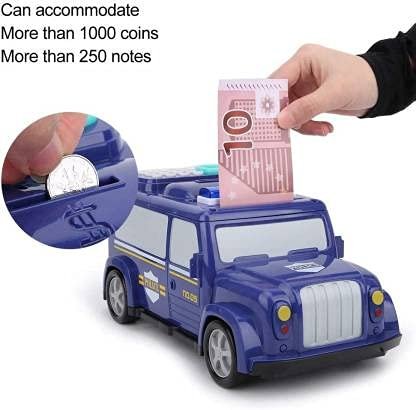 Дитячий електронний сейф-скарбничка «Поліцейська машина» 589-13B