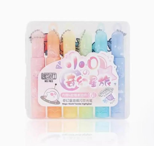 Набір дитячих акварельних маркерів NO983-1 (983-1), 6 шт.