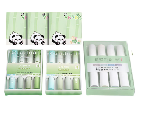 Канцелярський набір «Панда» 55 предметів у кейсі-валізі з кодовим замком, 55 в 1