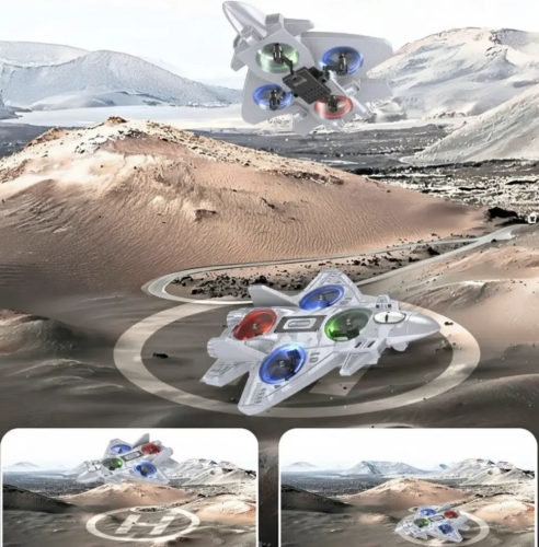 Радіокерований літачок-винищувач CZ35 з LED-підсвіткою, трюки 360° (RC)