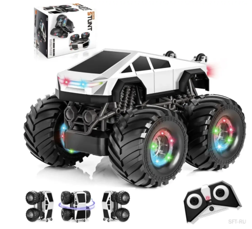 RC позашляховик-джип Stunt Car Cybertruck LH-C096 з трюками 360° Off Road