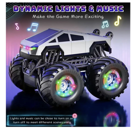 RC позашляховик-джип Stunt Car Cybertruck LH-C096 з трюками 360° Off Road