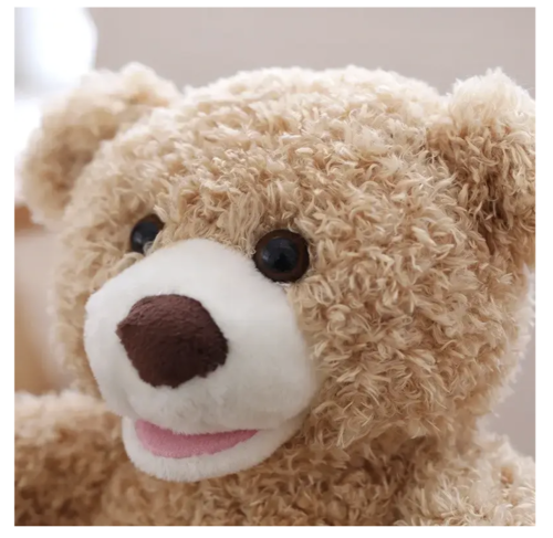 Іграшка плюшевий електричний музичний ведмедик для дітей, 33 см