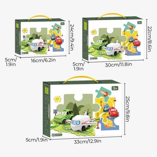 Розвивальний пазл-іграшка 5PCS Rail Car для дітей (5 елементів)