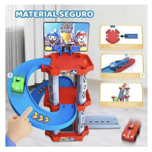 Ігрова траса-парковка (трек) Childrens Rail Car MH2006 для дітей, «Щенячий патруль»