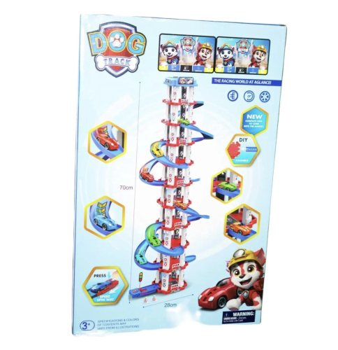 Ігрова траса‑парковка для дітей Childrens Rail Car MH2006, сімейний набір