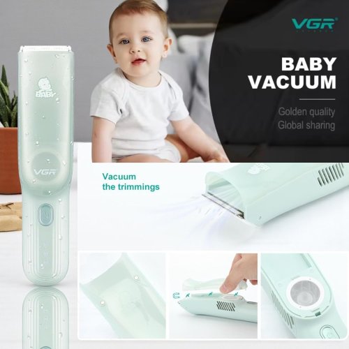 Дитяча машинка для стрижки VGR V-155 з вакуумним контейнером