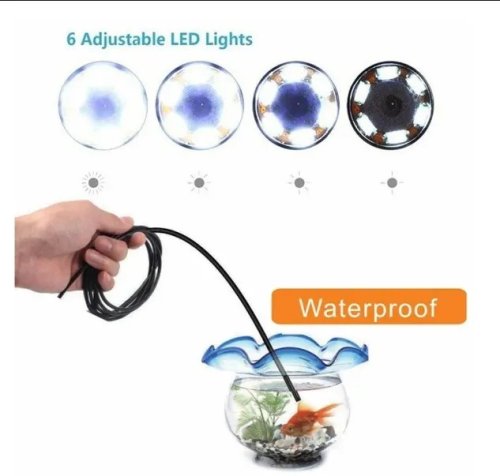 Ендоскоп-камера USB 2 м для Android та PC: гнучка для смартфона, планшета, ноутбука