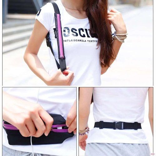 Поясна сумка-органайзер Go Runners Pocket Belt для бігу: бананка з кишенями