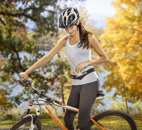 Поясна сумка-органайзер Go Runners Pocket Belt для бігу: бананка з кишенями