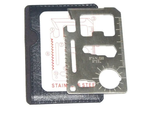 Туристичний набір виживання 10-в-1 у похідному кейсі