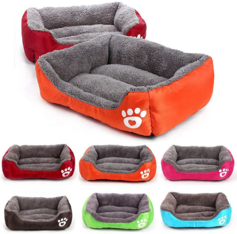 Лежанка‑пуф для котів і собак, розмір S 45×35 см