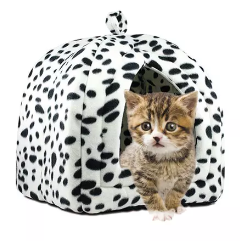 М’який будиночок Pet Hut для собак і котів, домашня будка, 40×35×35 см