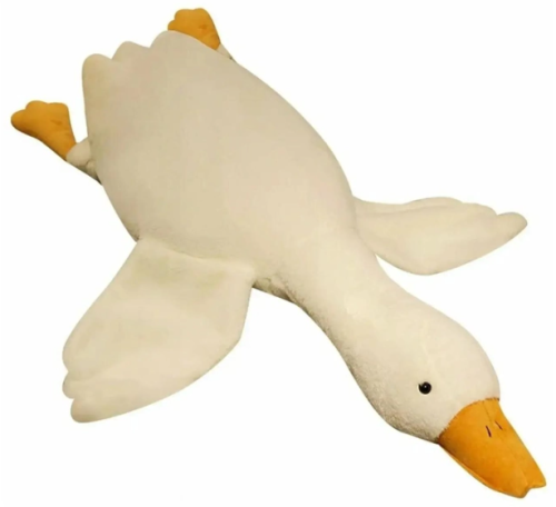 М’яка іграшка гусак-обіймашка 110 см, подушка для обіймів