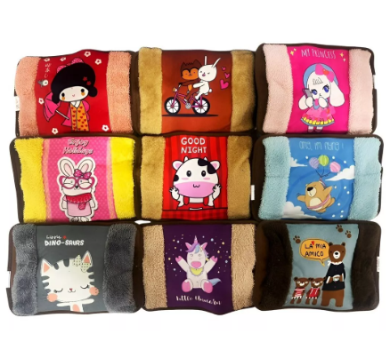 Електрична муфта-грілка для рук: затишна плюшева з малюнком