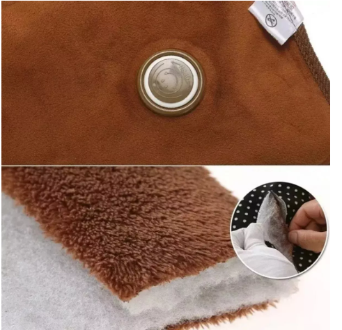 Електрична муфта-грілка для рук: затишна плюшева з малюнком