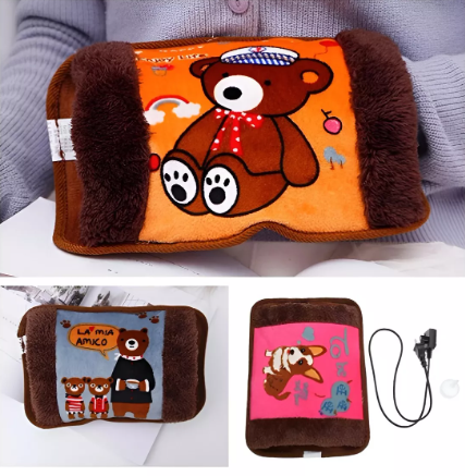 Електрична муфта-грілка для рук: затишна плюшева з малюнком