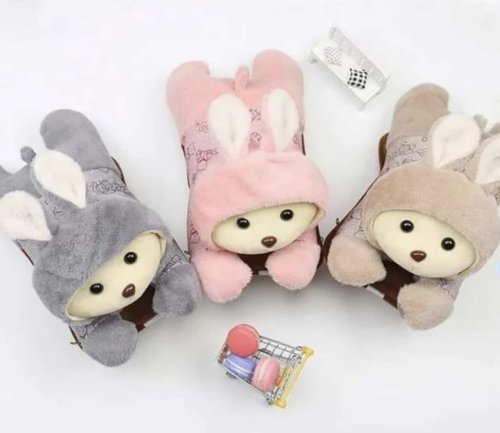 Електрична плюшева муфта-грілка для рук «Улюблений вихованець» (комфортна)