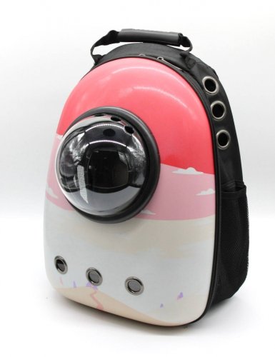 Рюкзак-переноска CosmoPet для котів і дрібних тварин з ілюмінатором (вікном)