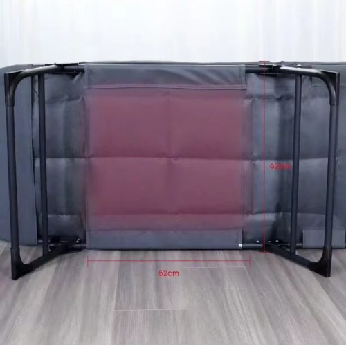 Туристичний складаний шезлонг-розкладачка з металевим каркасом 200×70×30 см, 5,4 кг для дому та дачі