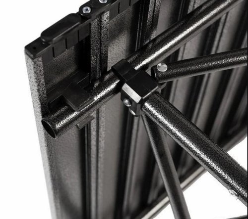 Складний портативний стіл для кемпінгу з алюмінієвою стільницею, чохол, 94×57×50 см