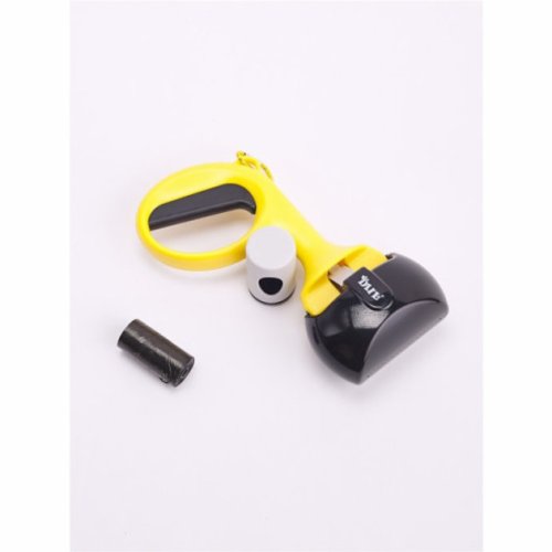 Автосовок-щипці для прибирання за собакою Pooper Scooper M 25×11×9 см з карабіном і мішками