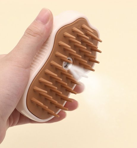 Парова щітка Cat's Paw Pet Spa для вичісування шерсті з розпилювачем, USB-зарядка