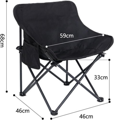 Туристичне складане крісло «Павук» міцне, укріплений каркас, підлокітники, чохол