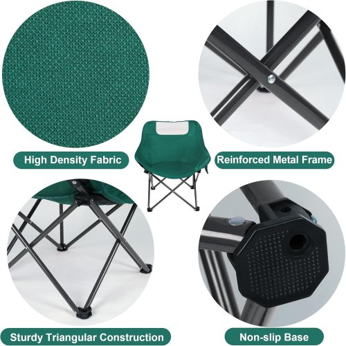 Туристичне складане крісло «Павук» міцне, укріплений каркас, підлокітники, чохол