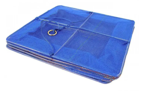 Триярусна сітчаста сушарка 45×45×75 см для риби, грибів, овочів і фруктів