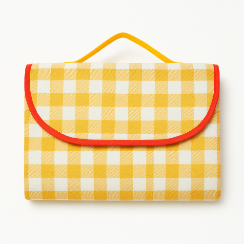 Складаний водонепроникний килимок для пікніка 200×200 см — пляжний туристичний, сумка, ПВХ-покриття, захист від вологи