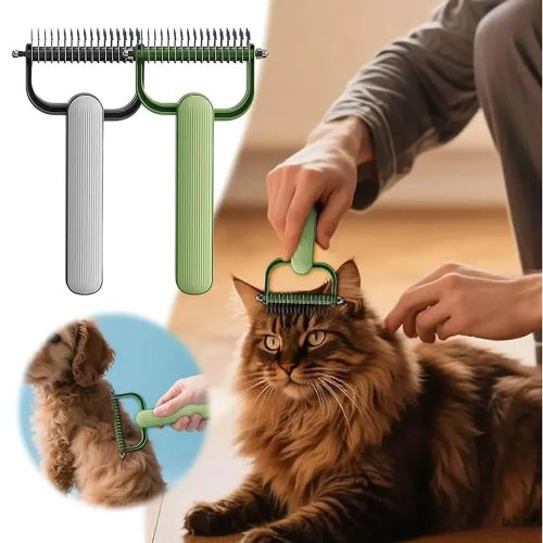 Щітка-чесалка Pet Comb для вичісування шерсті тварин (грумінг)