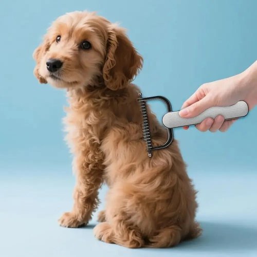 Щітка-чесалка Pet Comb для вичісування шерсті тварин (грумінг)