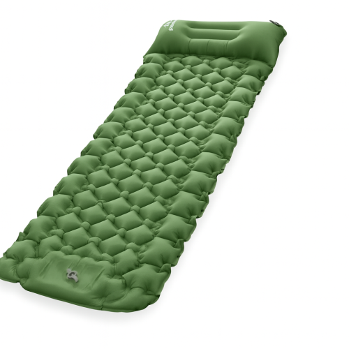 Надувний туристичний матрац 190×60 см — легкий компактний для кемпінгу та відпочинку на природі