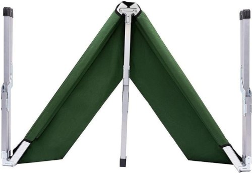 Туристичне розкладне ліжко-розкладачка 190×62×42 см, навантаження до 120 кг для кемпінгу та відпочинку