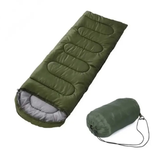 Туристичний спальний мішок з капюшоном 210×75 см (спальник)