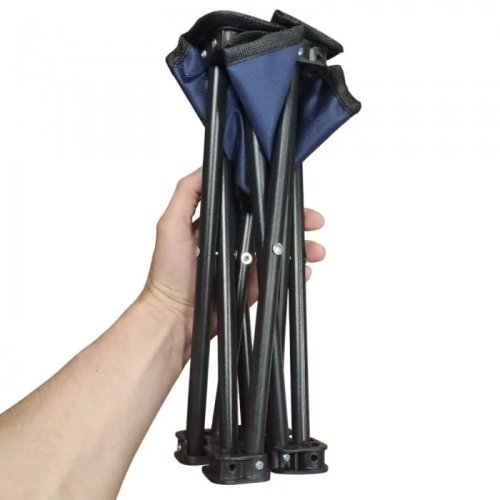 Складаний кемпінговий стілець Mazza • легкий туристичний без спинки для риболовлі та пікніка