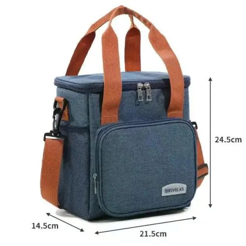 Термосумка-холодильник LY-943 для кемпінгу та роботи, 1 відсік, ручка й плечовий ремінь