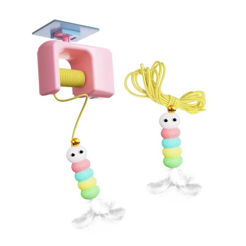 Інтерактивна іграшка для котів Pet Toy Ball 1490 на присосці з автоматичним рухом