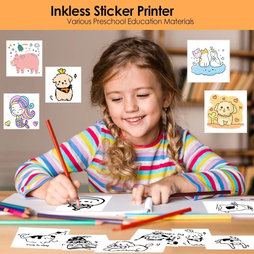 Портативний міні термопринтер без чорнил для наклейок і етикеток B-3