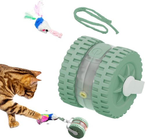 Інтерактивна іграшка для котів 9526 з лазером: подвійна стимуляція та автономний рух