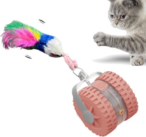 Інтерактивна іграшка для котів 9526 з лазером: подвійна стимуляція та автономний рух